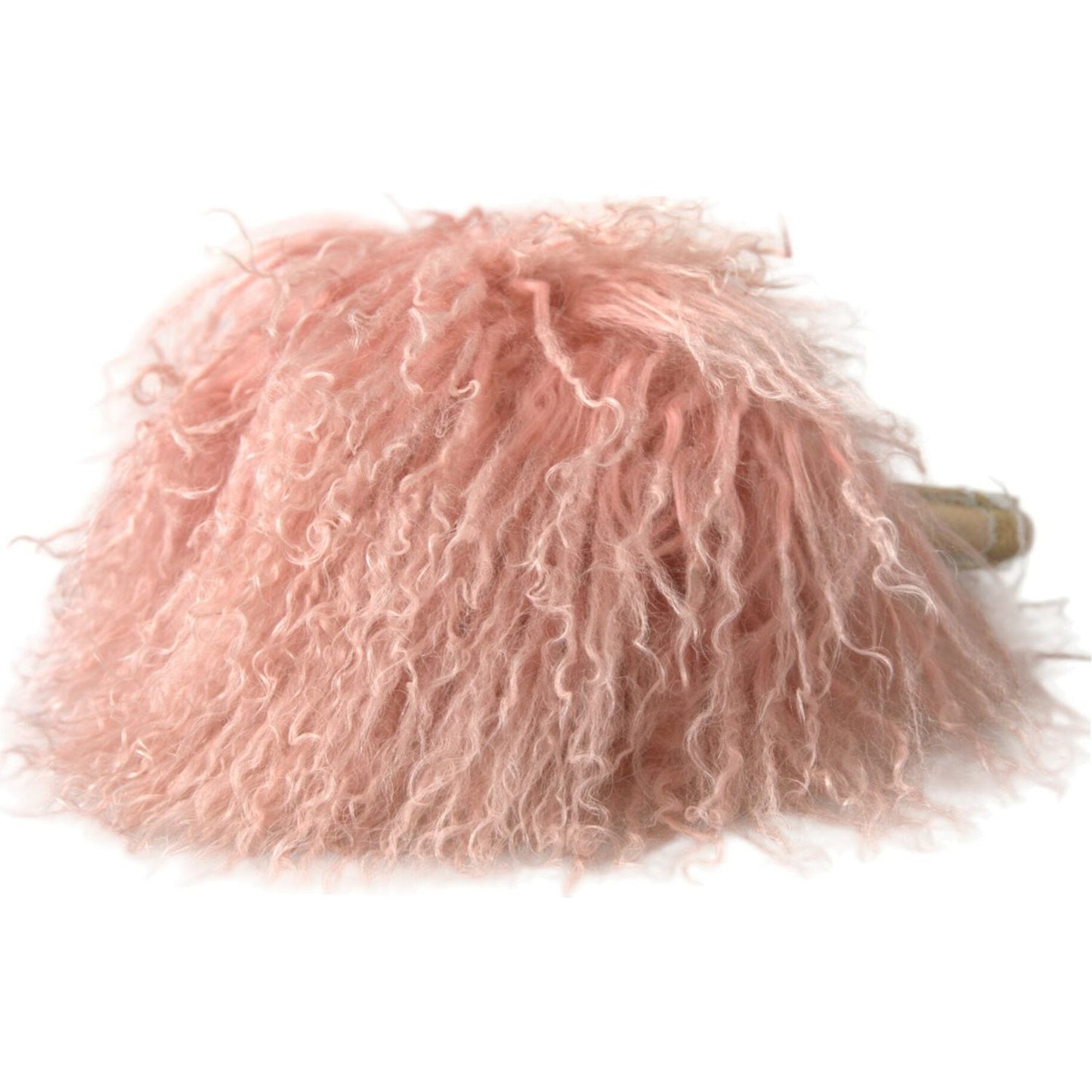 Dolce & Gabbana Elegant Pink Fur Earmuffs - Winter Chic Accessory Dolce & Gabbana