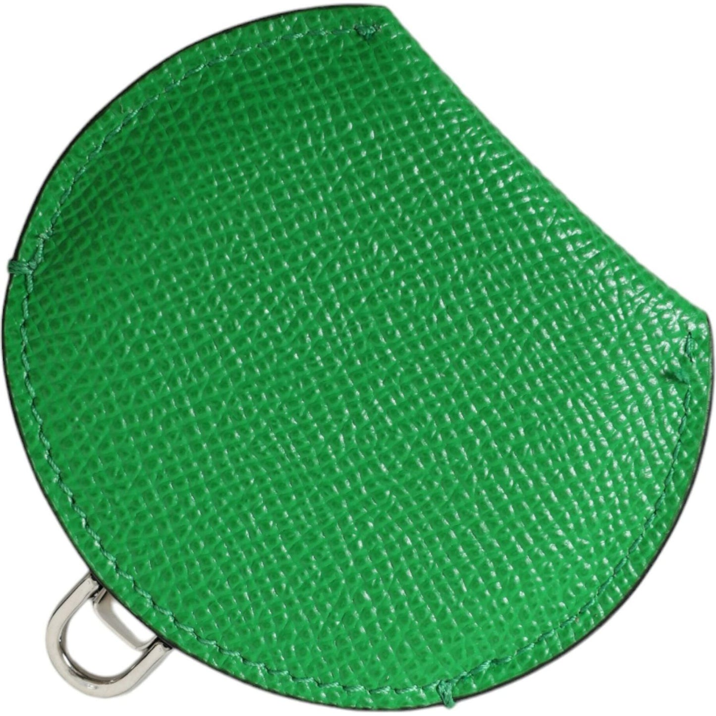 Dolce & Gabbana Emerald Leather Hand Mirror Holder Dolce & Gabbana