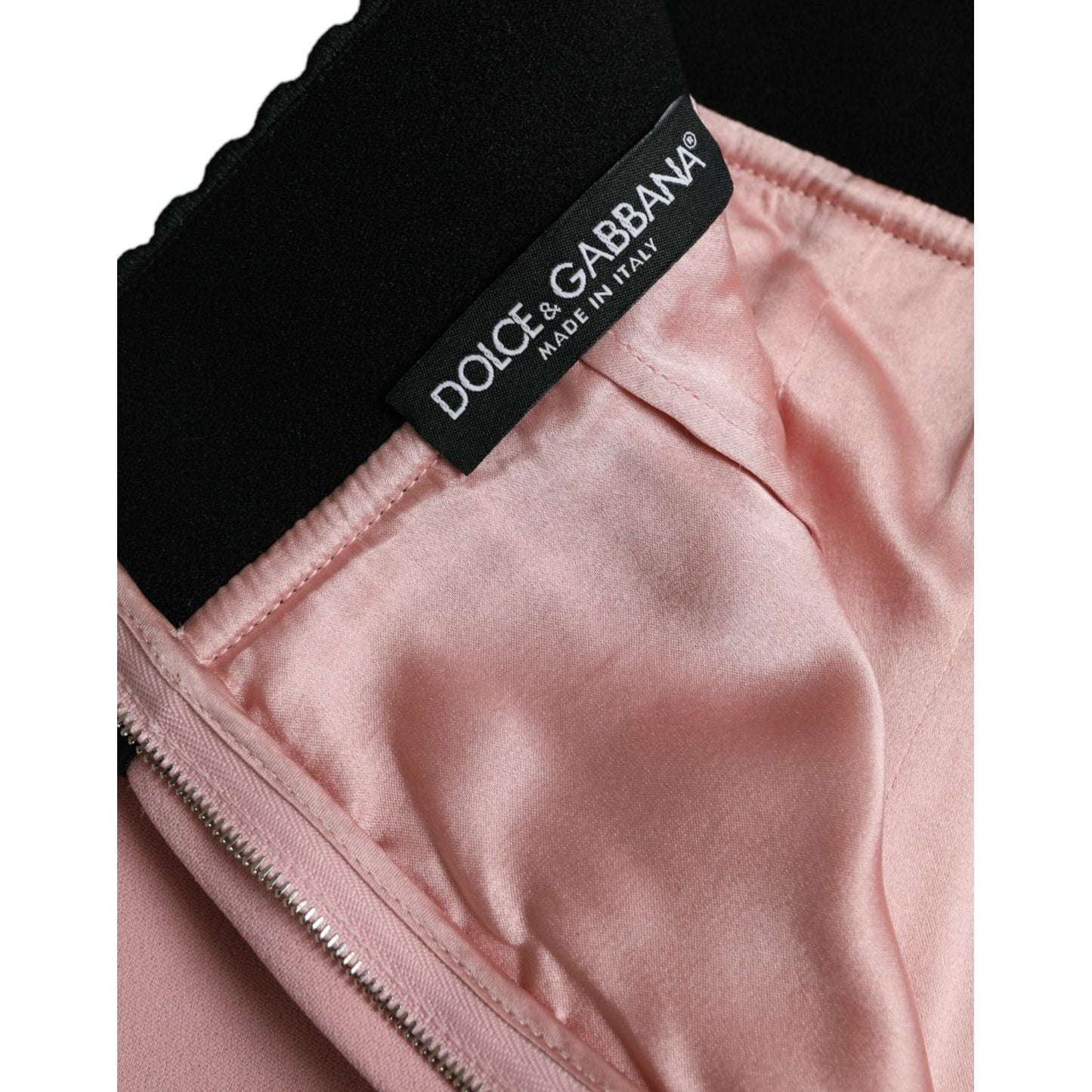 Dolce & Gabbana Elegant High Waist Pencil Skirt in Pink Dolce & Gabbana