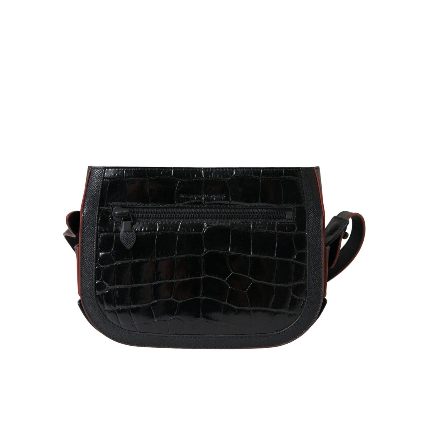 Balenciaga Black Exotic Leather Shoulder Crossbody Camera Bag