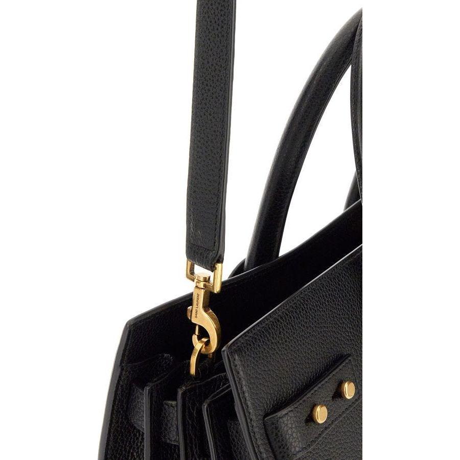 Saint Laurent Black Calf Leather Sac De Jour Handbag Saint Laurent