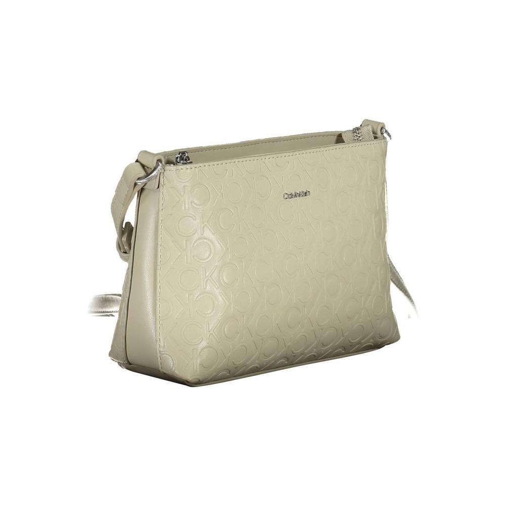 Calvin Klein Beige Polyester Handbag Calvin Klein