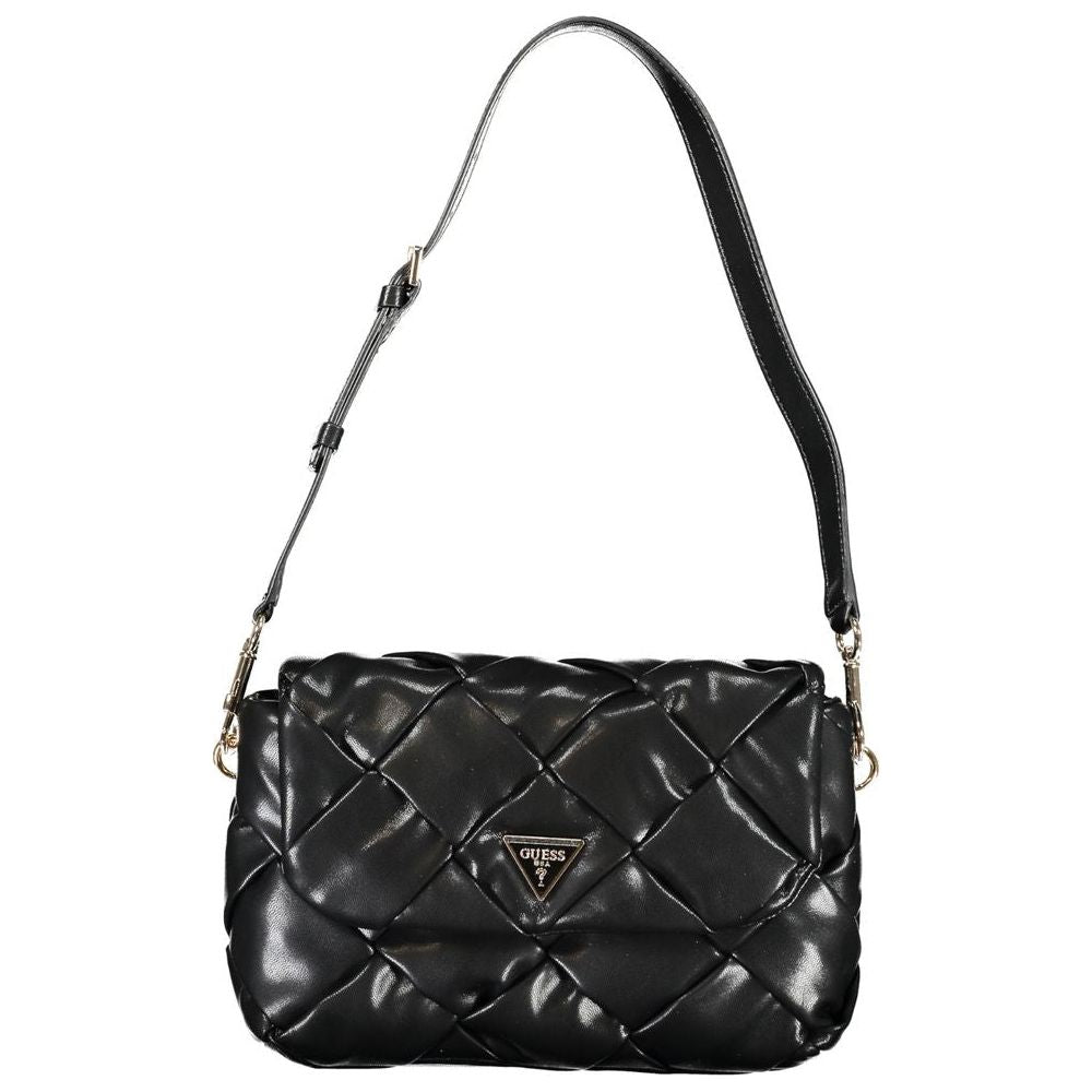 Guess Jeans Black Polyethylene Handbag Guess Jeans