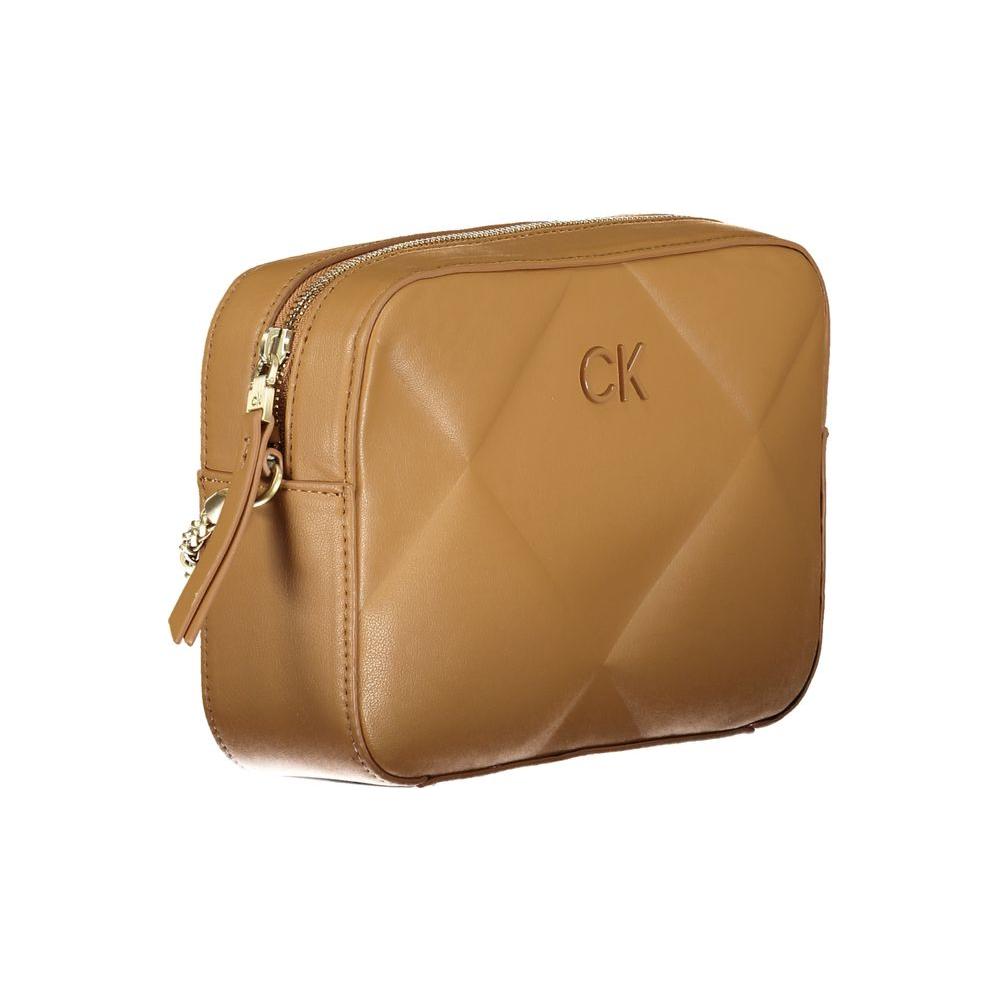 Calvin Klein Brown Polyester Handbag Calvin Klein