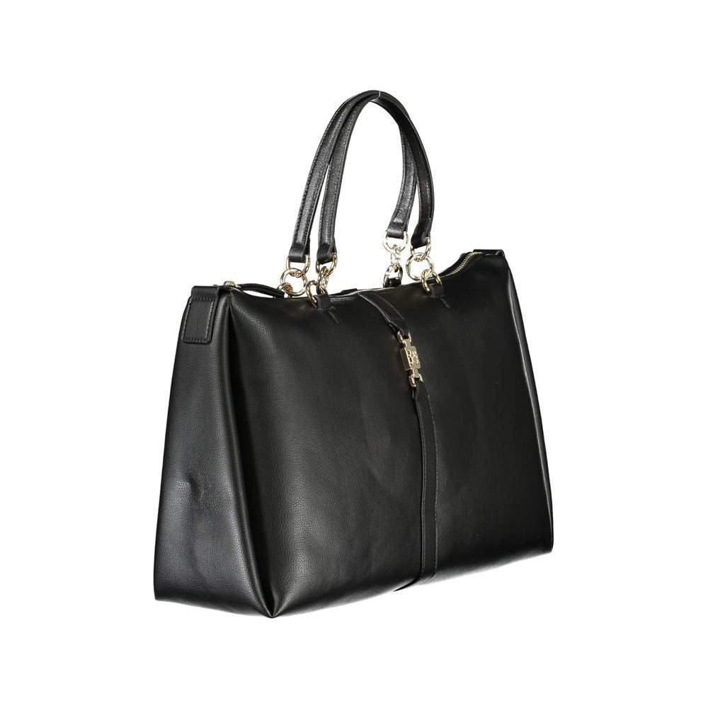 Tommy Hilfiger Black Polyester Handbag Tommy Hilfiger