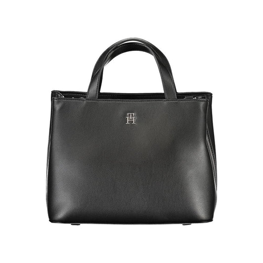 Tommy Hilfiger Black Polyester Handbag Tommy Hilfiger