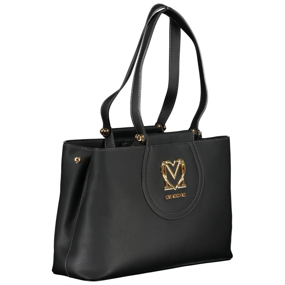 Love Moschino Black Polyethylene Handbag Love Moschino