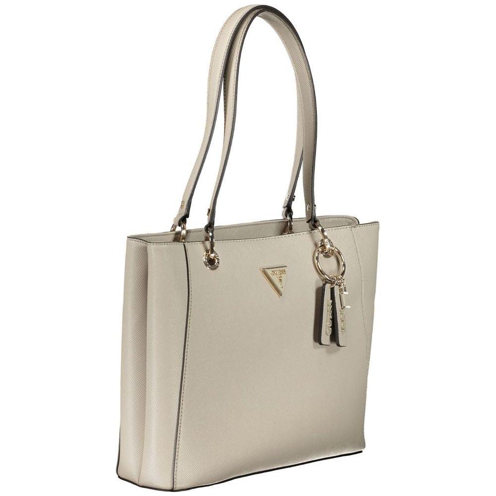 Guess Jeans Beige Polyethylene Handbag Guess Jeans