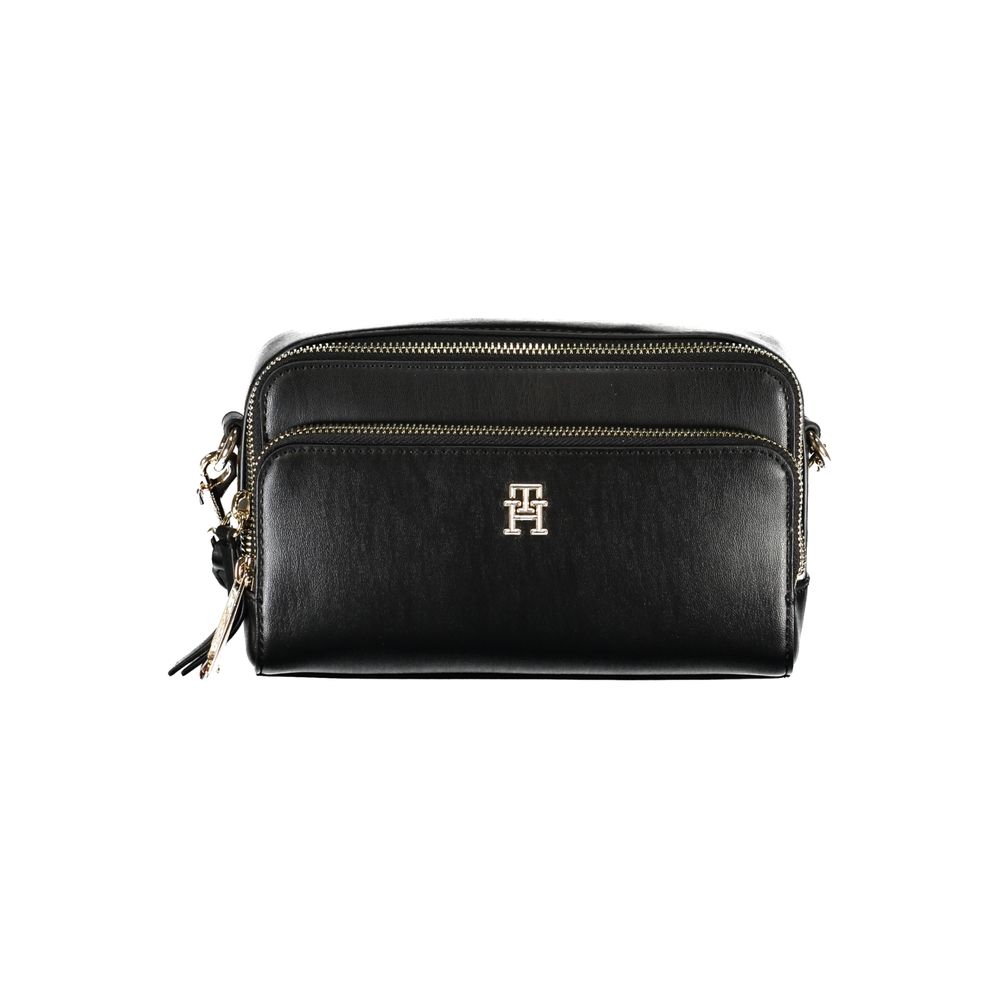 Tommy Hilfiger Black Polyethylene Handbag Tommy Hilfiger