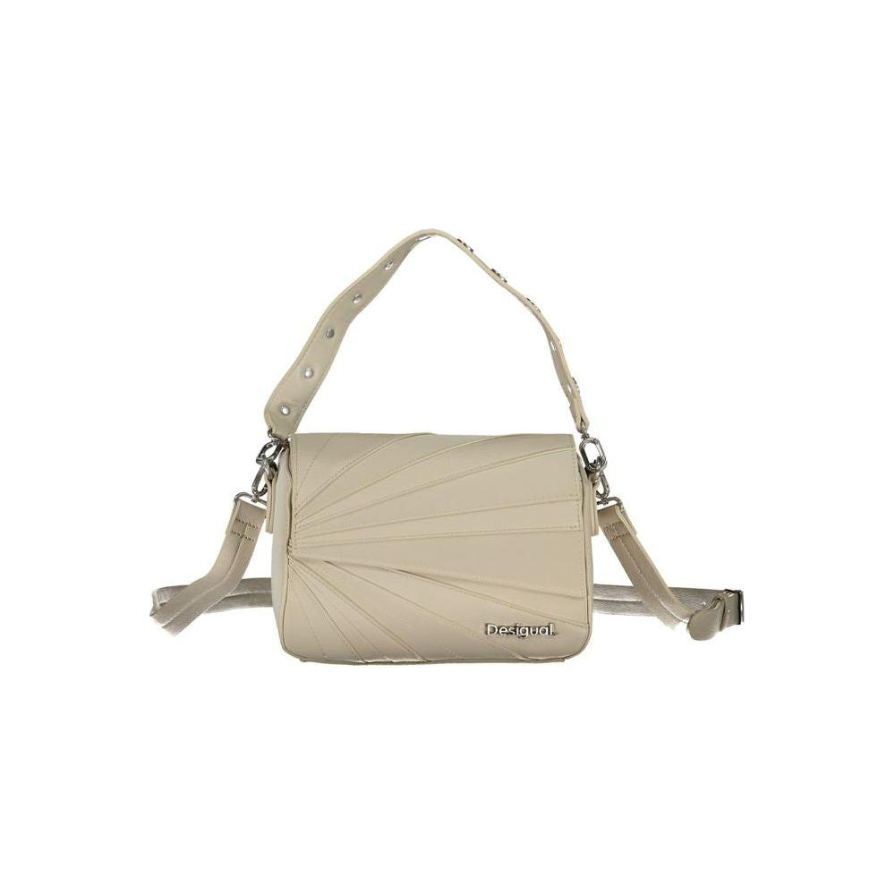 Desigual Beige Polyethylene Handbag