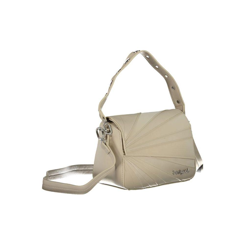 Desigual Beige Polyethylene Handbag