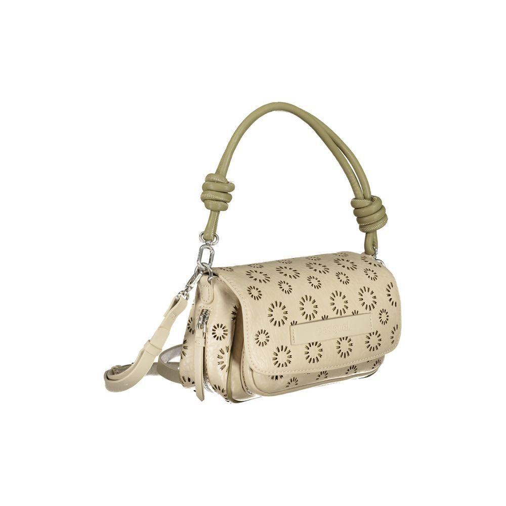 Desigual Beige Polyethylene Handbag