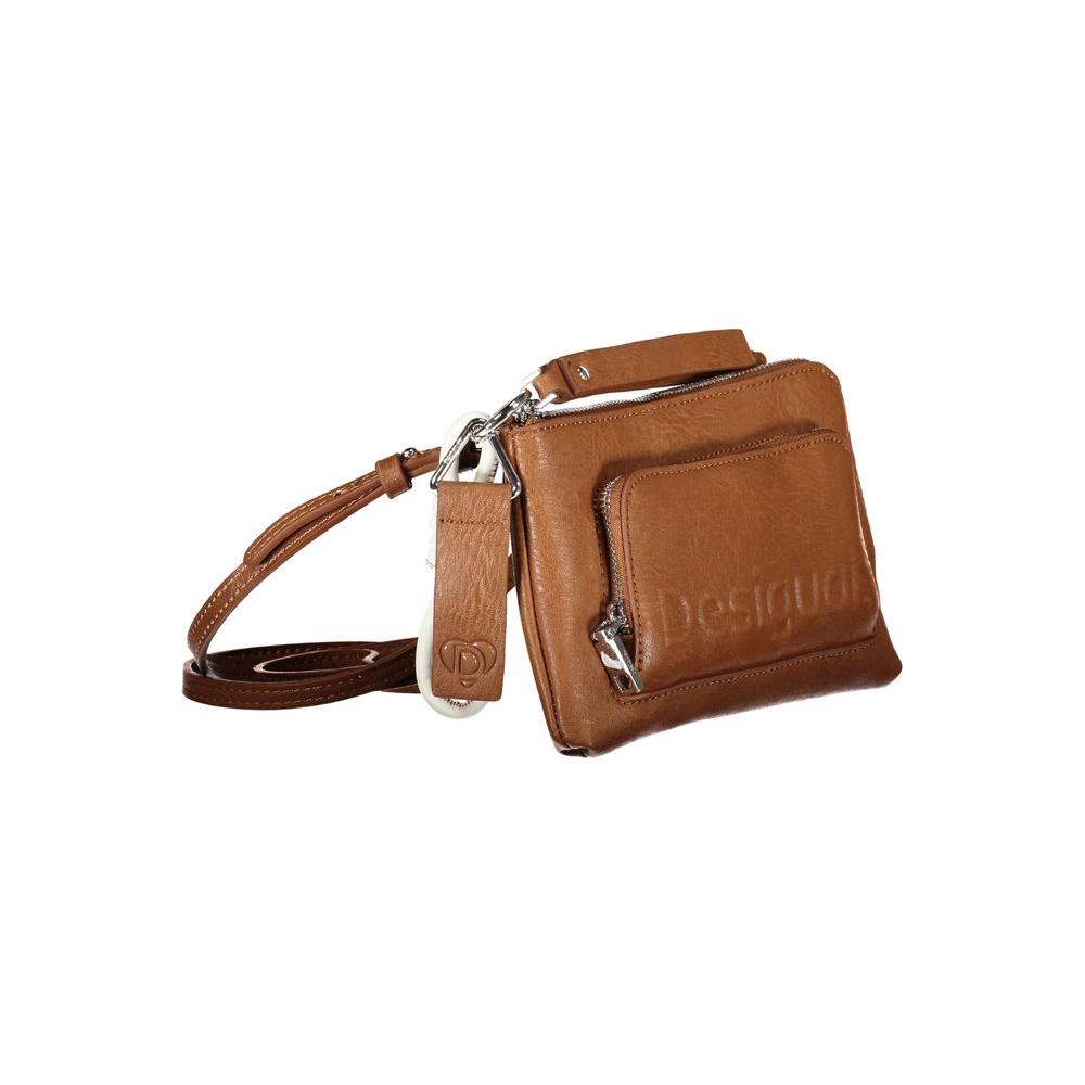 Desigual Brown Polyethylene Handbag Desigual