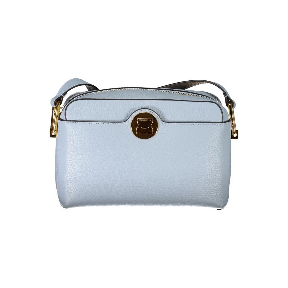 Coccinelle Light Blue Leather Handbag Coccinelle