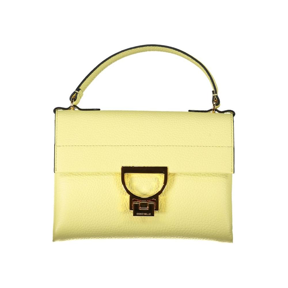 Coccinelle Yellow Leather Handbag Coccinelle