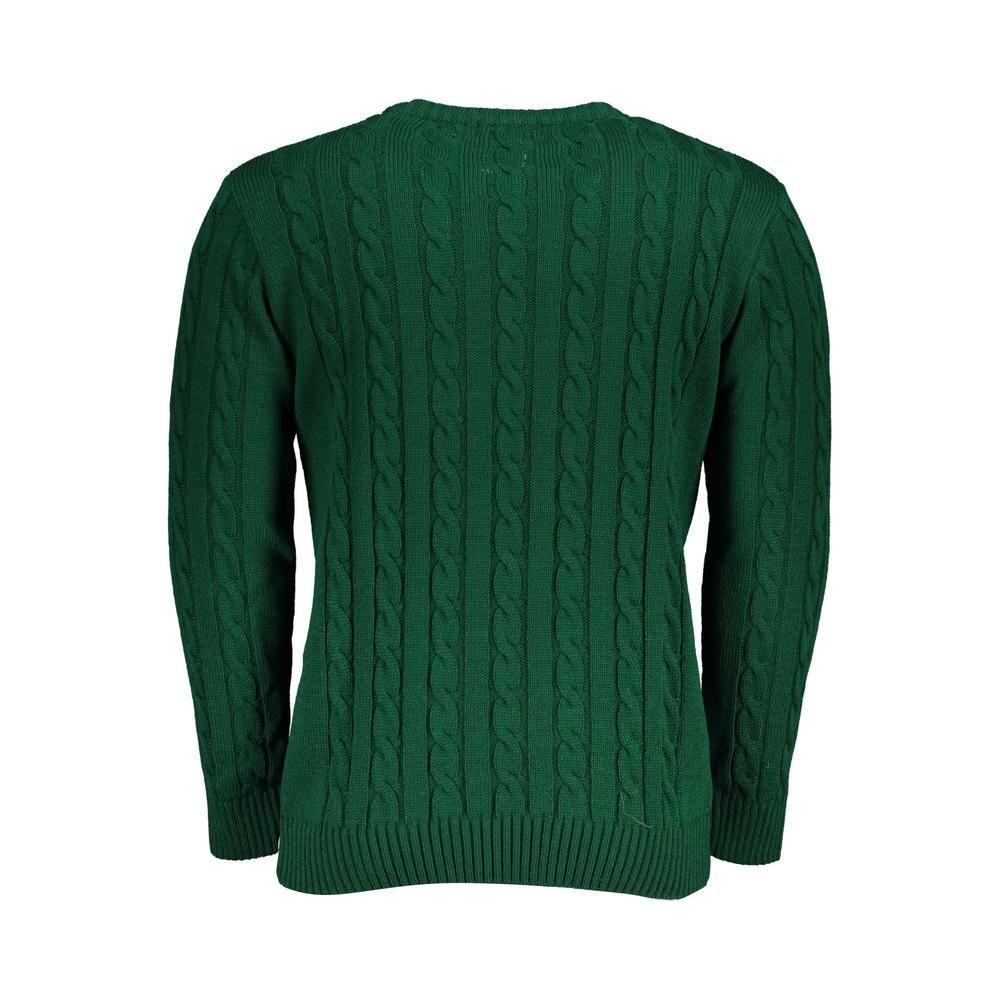 U.S. Grand Polo Green Fabric Sweater U.S. Grand Polo