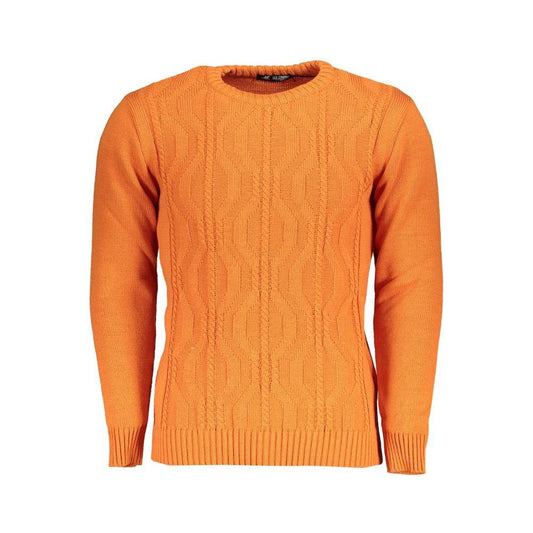 Orange Fabric Sweater