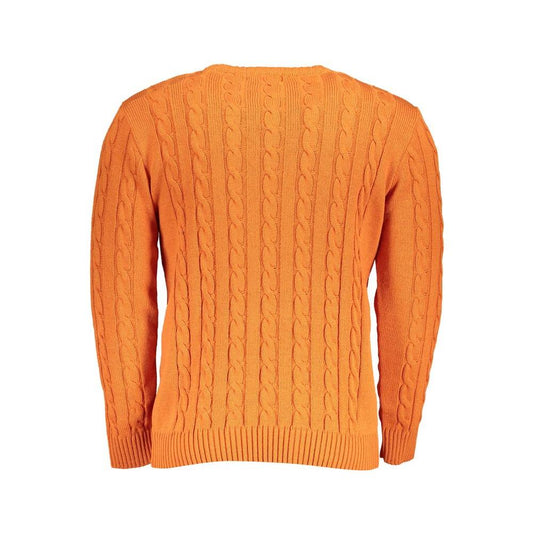 Orange Fabric Sweater