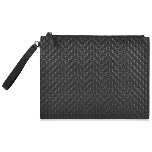 Sleek Microguccissima Leather Clutch