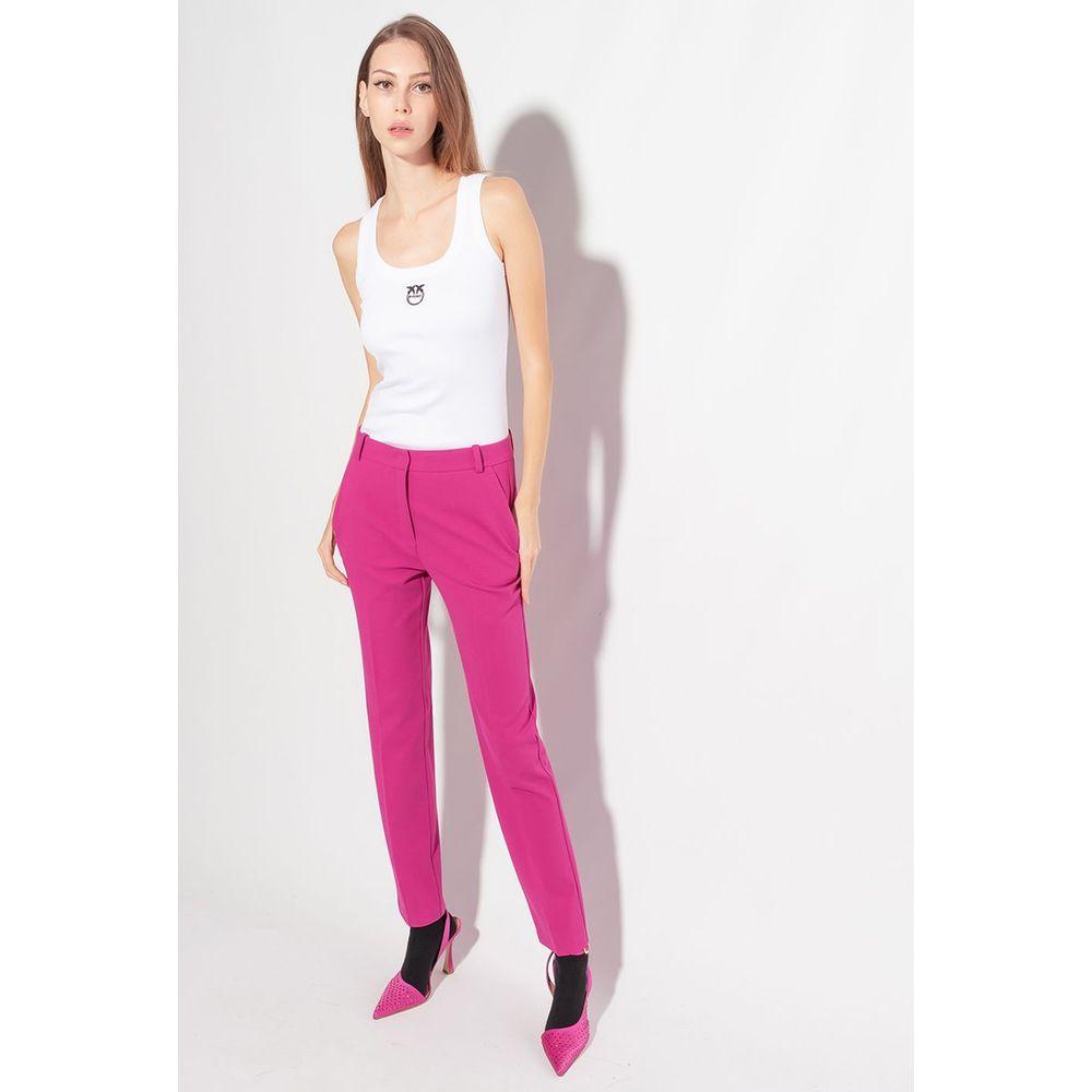 PINKO Fuchsia Viscose Jeans & Pant PINKO