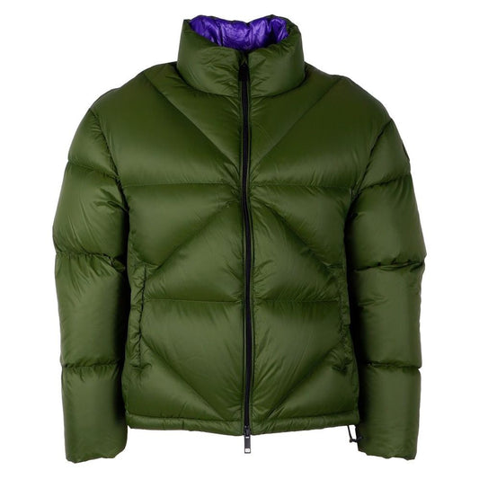 Centogrammi Chic Green Nylon Puffer Jacket Centogrammi