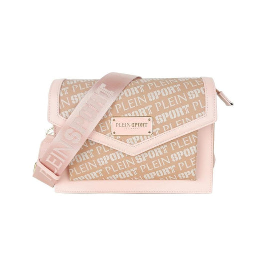 Plein Sport Pink Polyamide Women Crossbody Bag Plein Sport