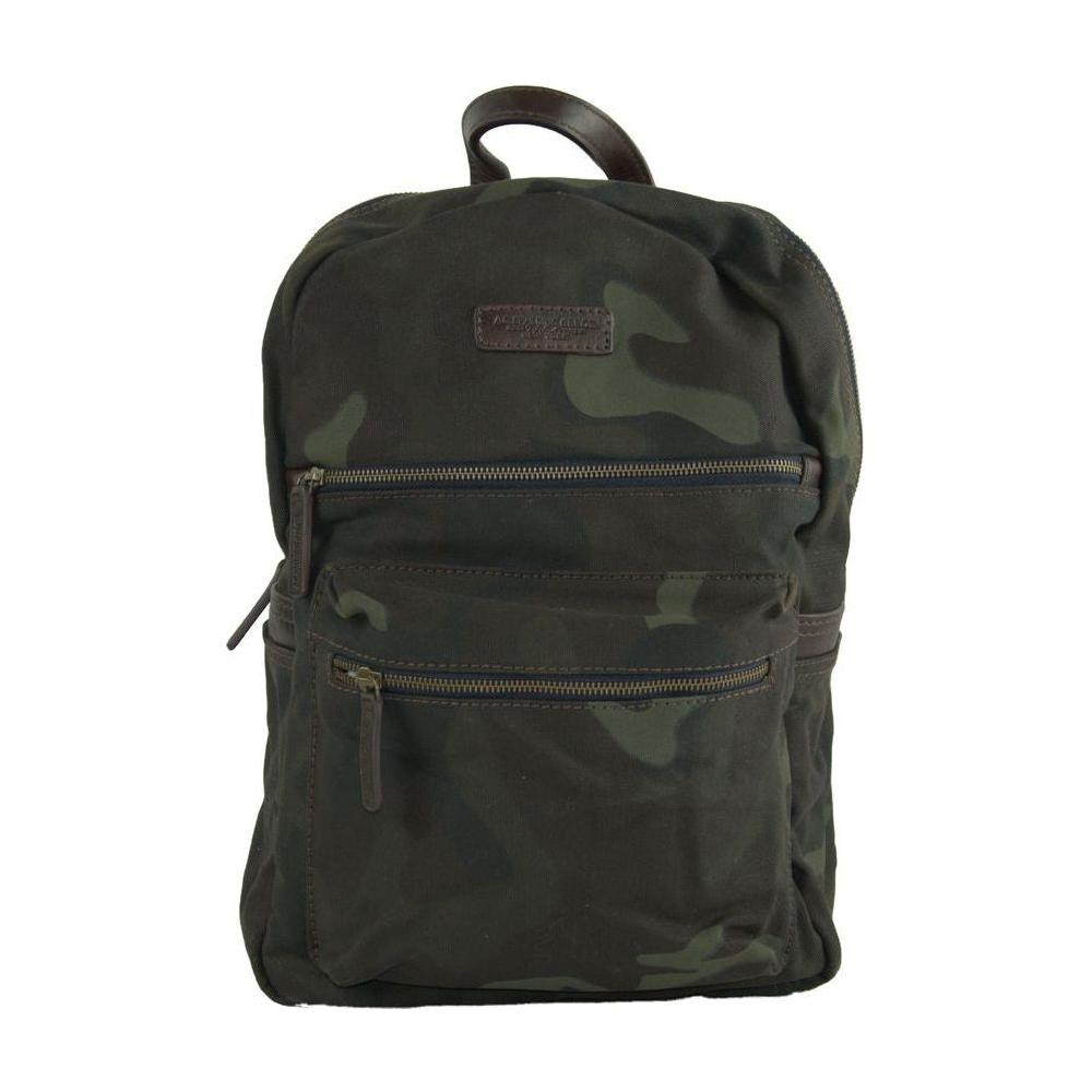 A.G. Spalding & Bros Green Cotton Men Backpack