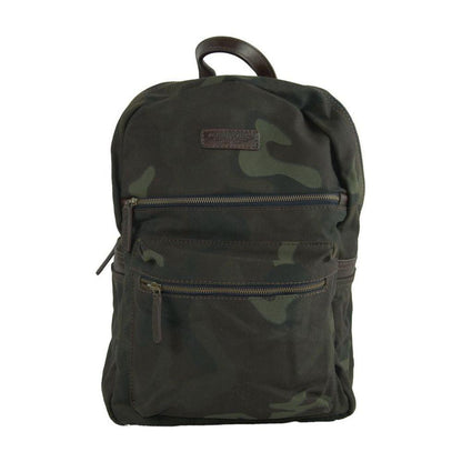 A.G. Spalding & Bros Green Cotton Men Backpack A.G. Spalding & Bros