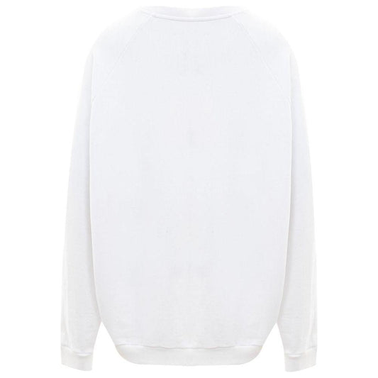 Maison Margiela Elegant Cotton Knit Sweater in Pristine White Maison Margiela