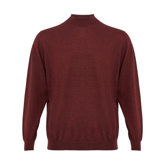 Colombo Elegant Cashmere Red Sweater for Men Colombo