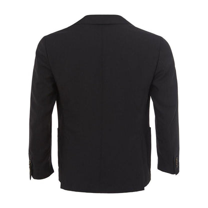 Colombo Black Cashmere Blazer 1728,67397976224,Black,Clothing,Coats - Jackets & Coats - Clothing,Colombo,IT58 | 3XL,Jackets & Coats - Clothing,Jackets - Men - Clothing,Men,Men - Clothing,New with tags