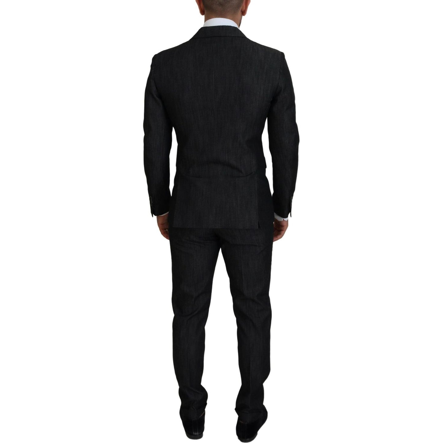 Dsquared² Black Cotton Single Breasted 2 Piece MIAMI Suit Dsquared²