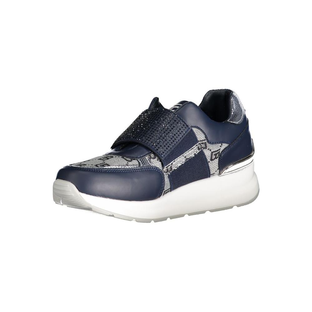 Laura Biagiotti Blue Polyester Sneaker Laura Biagiotti