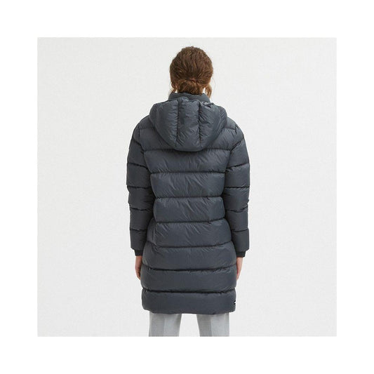 Centogrammi Gray Nylon Women Jacket WOMAN COATS & JACKETS Centogrammi