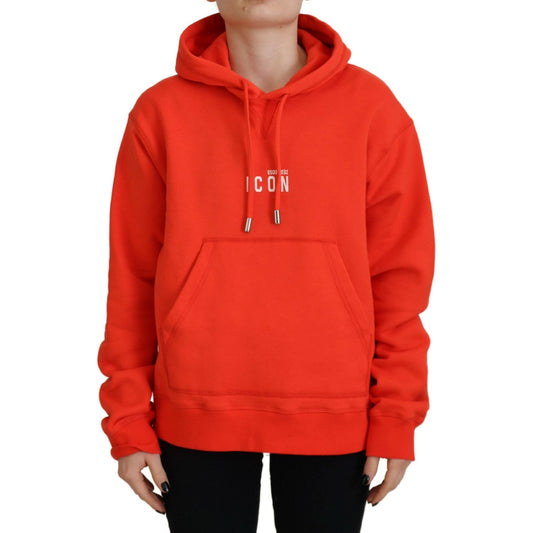 Dsquared² Red Mini Icon Cotton Hoodie Sweatshirt Sweater Dsquared²