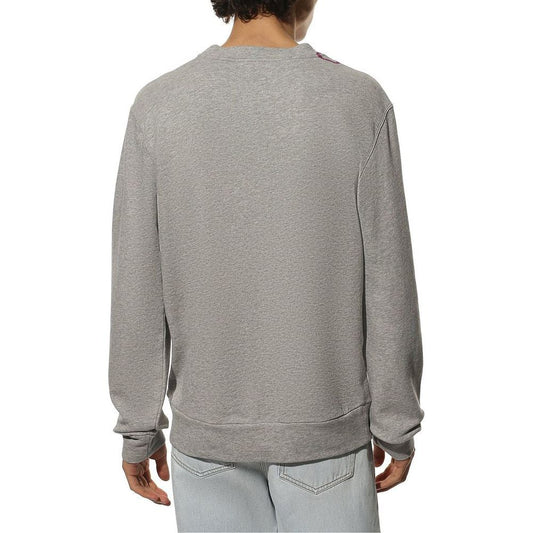 Dolce & Gabbana Gray Cotton Sweater Dolce & Gabbana