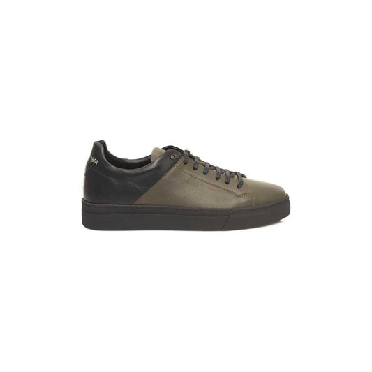 Cerruti 1881 Green COW Leather Sneaker Cerruti 1881