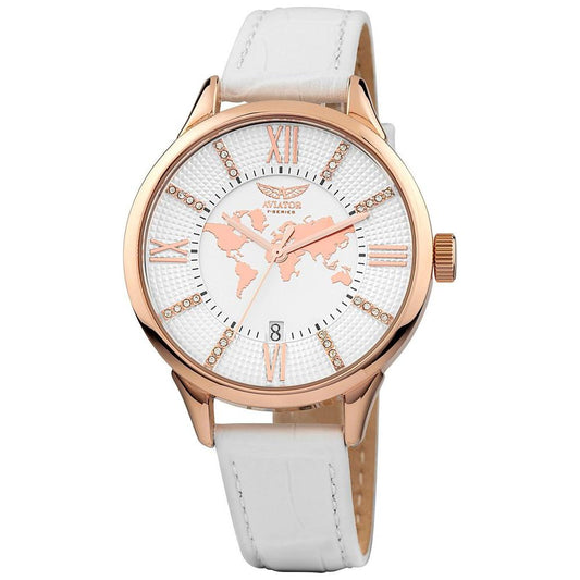 Aviator Rose Gold Women Watch Aviator