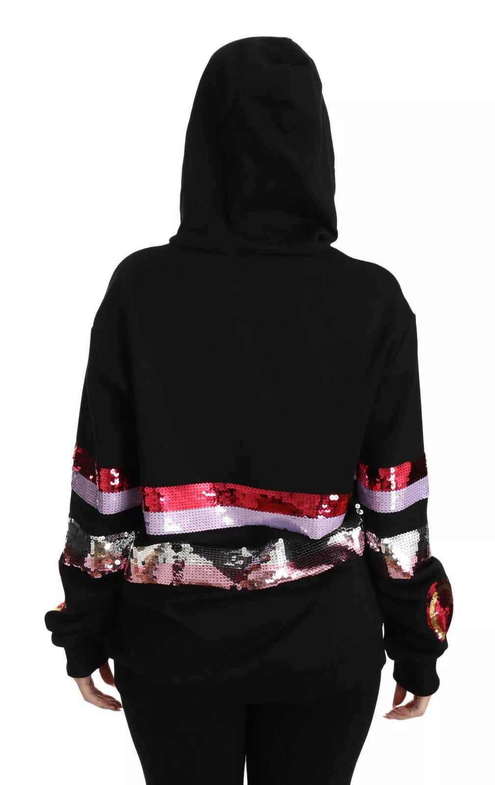 Dolce & Gabbana DG Sequined Hooded Pullover Sweater Dolce & Gabbana