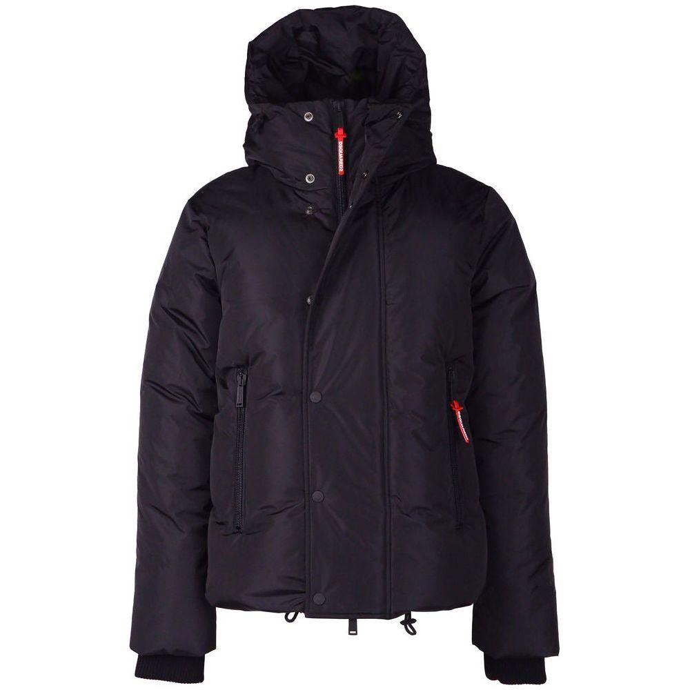 Dsquared² Black Nylon Men Jacket Dsquared²