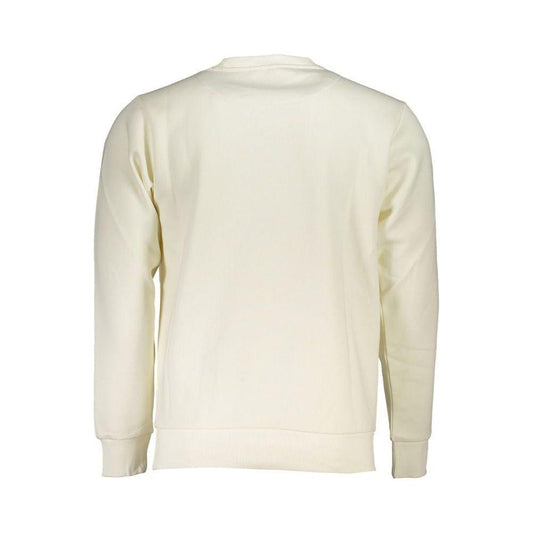 U.S. Grand Polo White Cotton Sweater U.S. Grand Polo