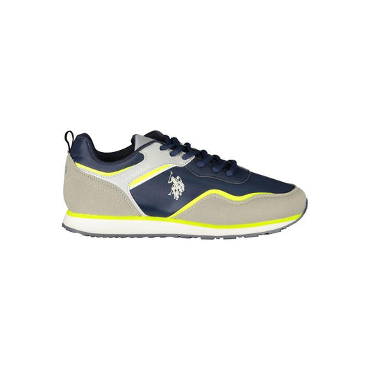 U.S. POLO ASSN. Blue Polyester Sneaker