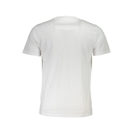 Cavalli Class White Cotton T-Shirt Cavalli Class