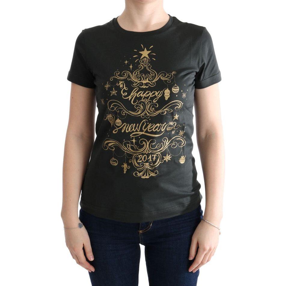 Dolce & Gabbana Green Cotton 2017 Motive T-Shirt