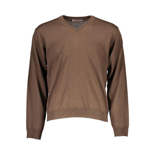 Romeo Gigli Brown Wool Sweater Romeo Gigli