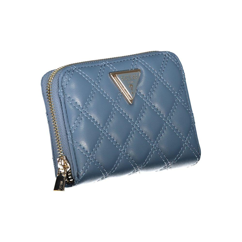 Guess Jeans Blue Polyethylene Wallet Guess Jeans