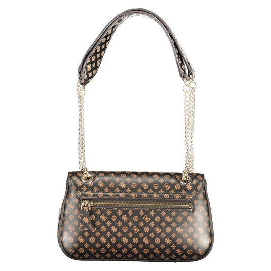 Guess Jeans Brown Polyethylene Handbag Guess Jeans