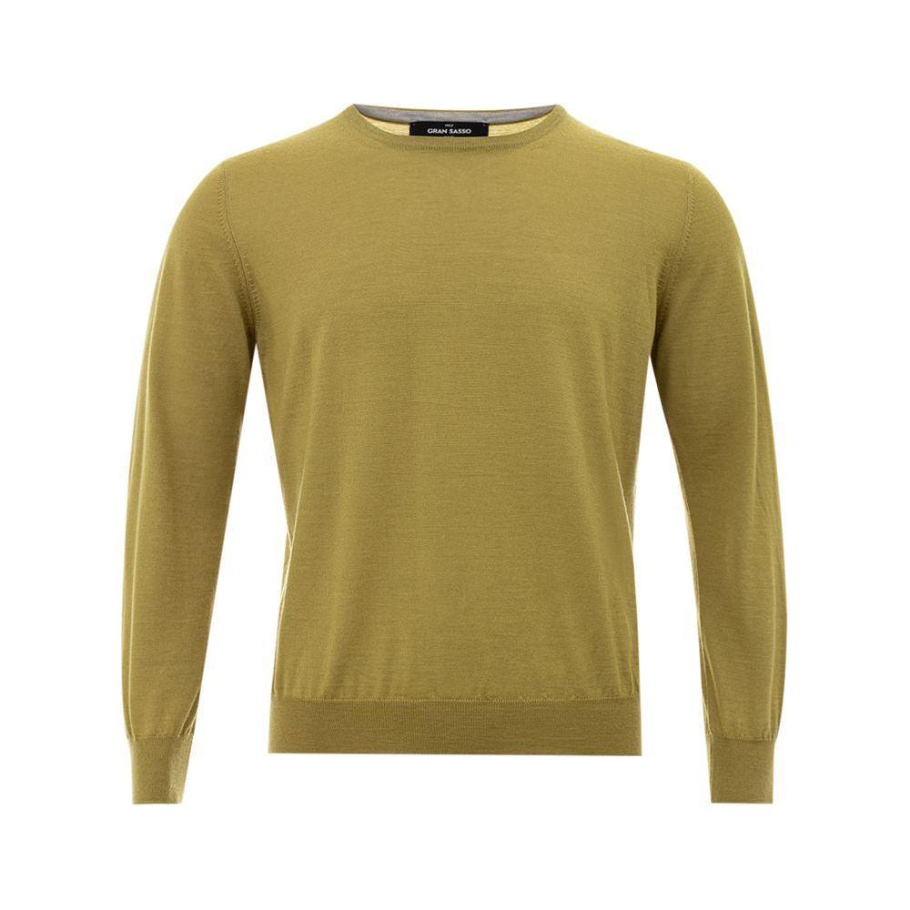 Gran Sasso Elegant Green Cashmere Sweater for Men Gran Sasso