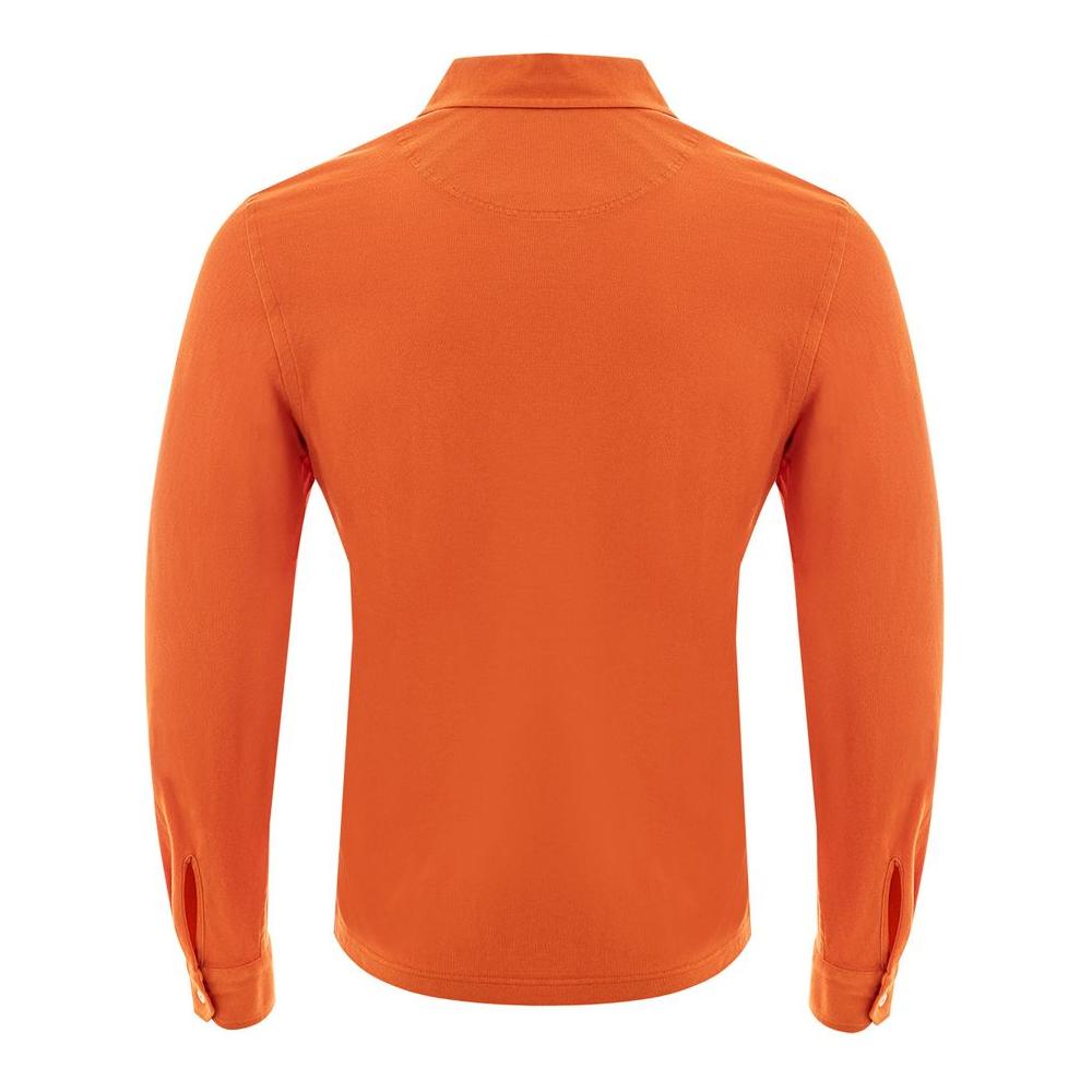 Gran Sasso Elegant Orange Cotton Polo for Men Gran Sasso