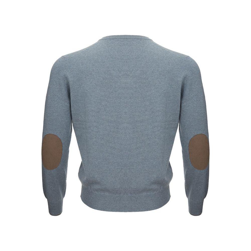 Gran Sasso Elegant Cashmere Sweater in Chic Gray Gran Sasso